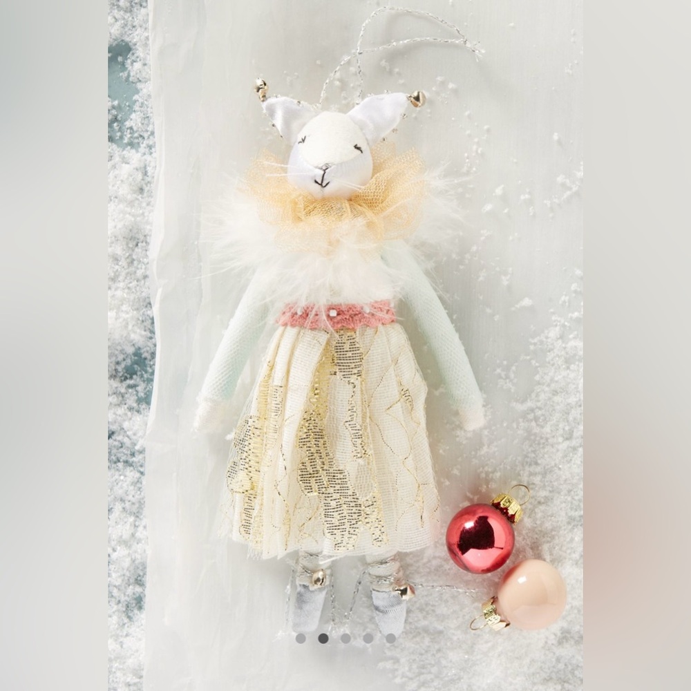 Anthropologie Forest Soiree Lady Fox Ornament
